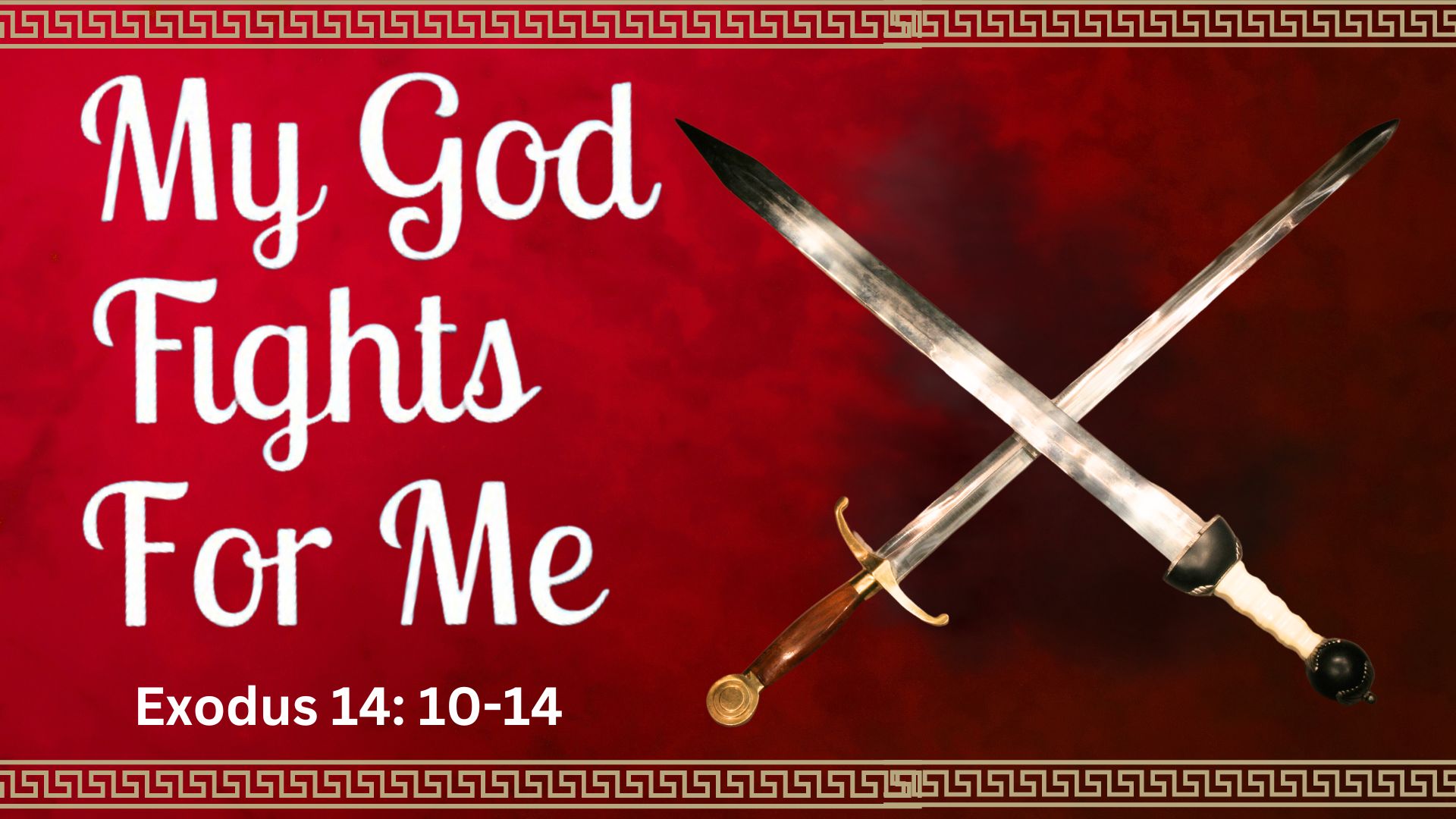 My God Fights For Me!