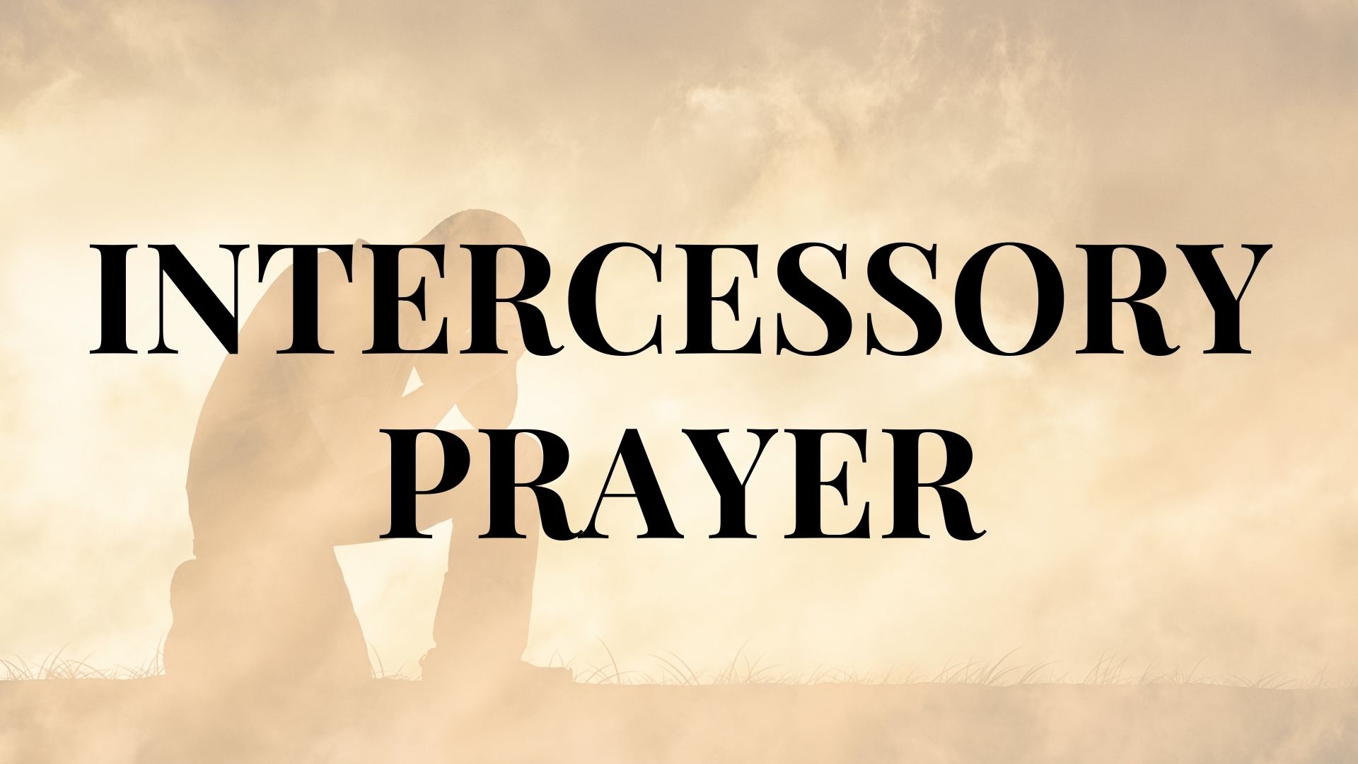 Intercessory Prayer:  Ezekiel 22: 30-31